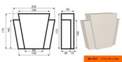 ЗВ - 170/1 (170х200х60 мм)