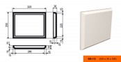 БВ - 1/3 (250х320х30 мм)